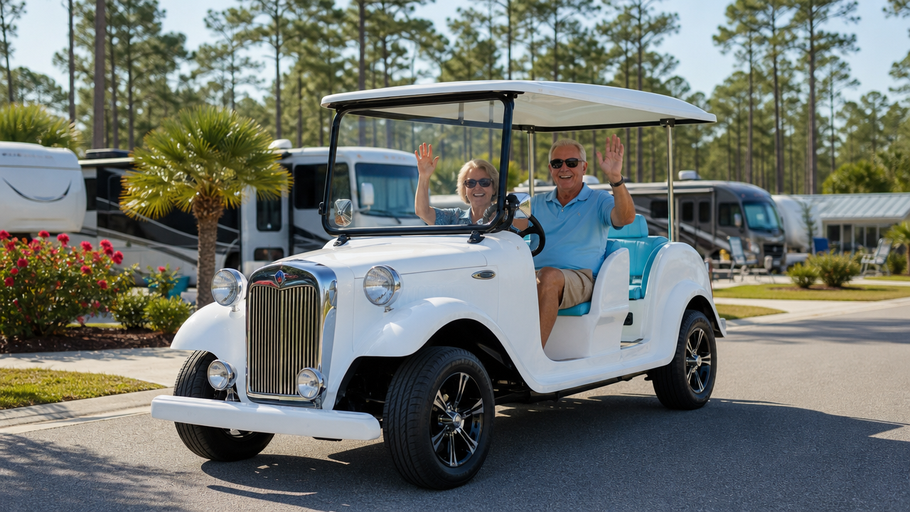 Retro golf carts